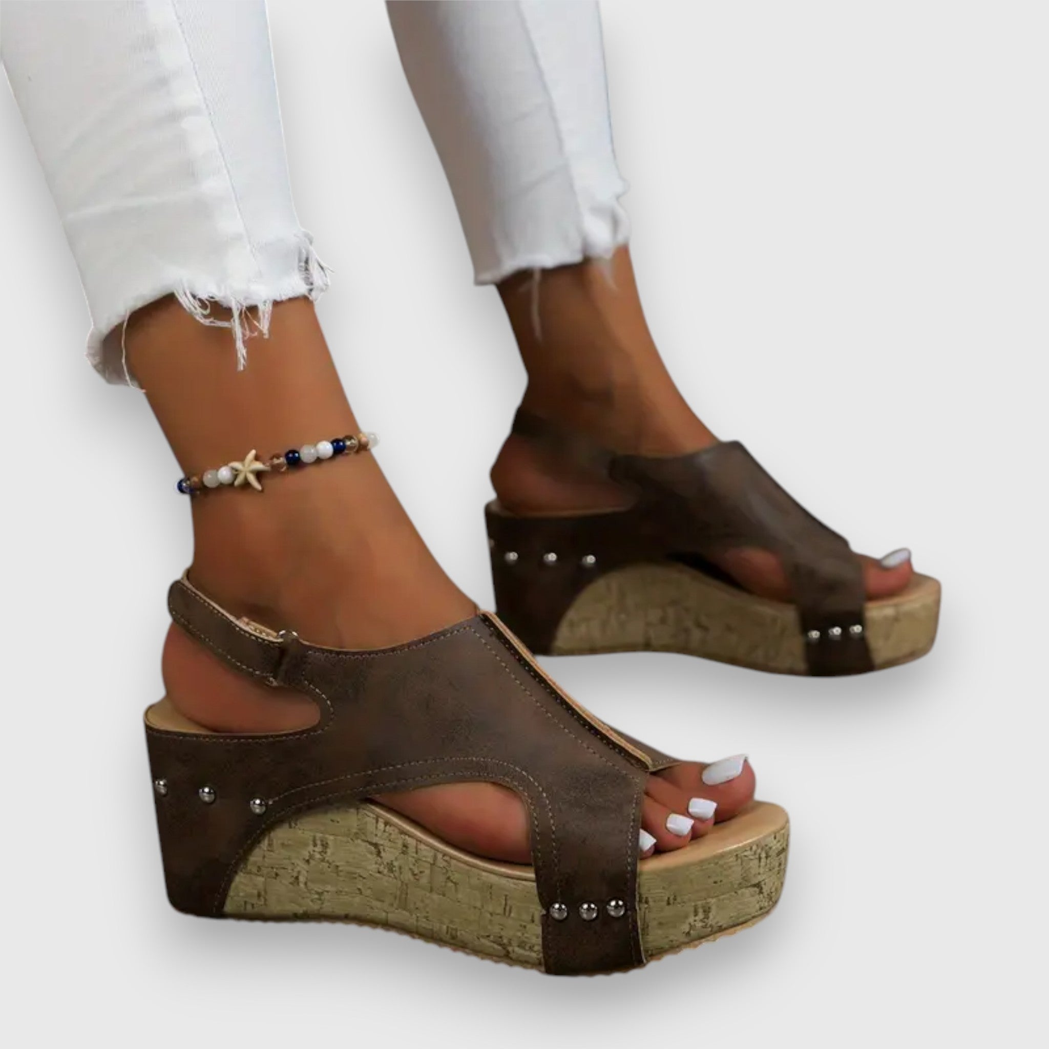 Mia – Sandales à plateforme vintage