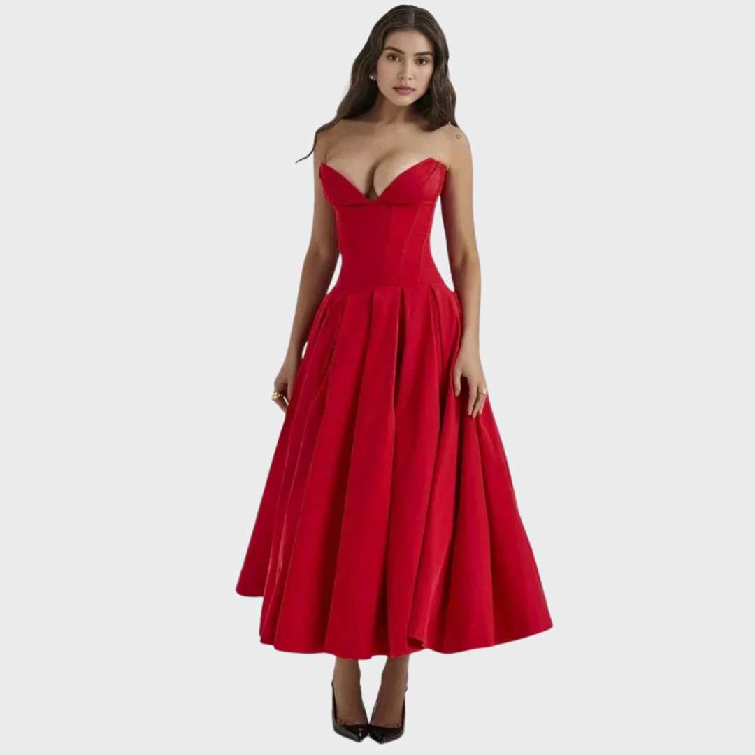 Harper | Eleganta midi kleita sievietēm