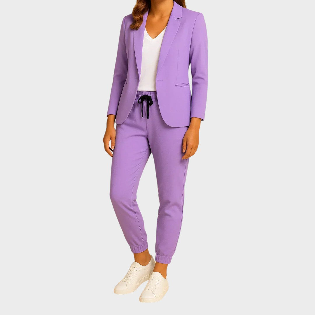 Leonie | Elegants komplekts ar žaketi un biksēm