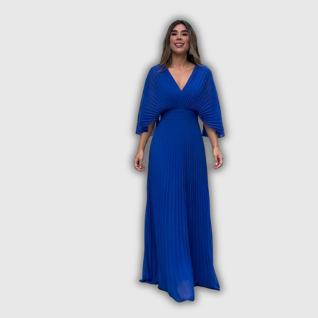 Serelina | Elegant Maxi Dress with Shoulder Details