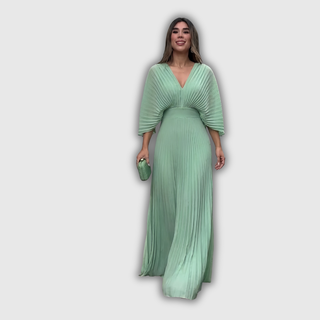 Serelina | Elegant Maxi Dress with Shoulder Details