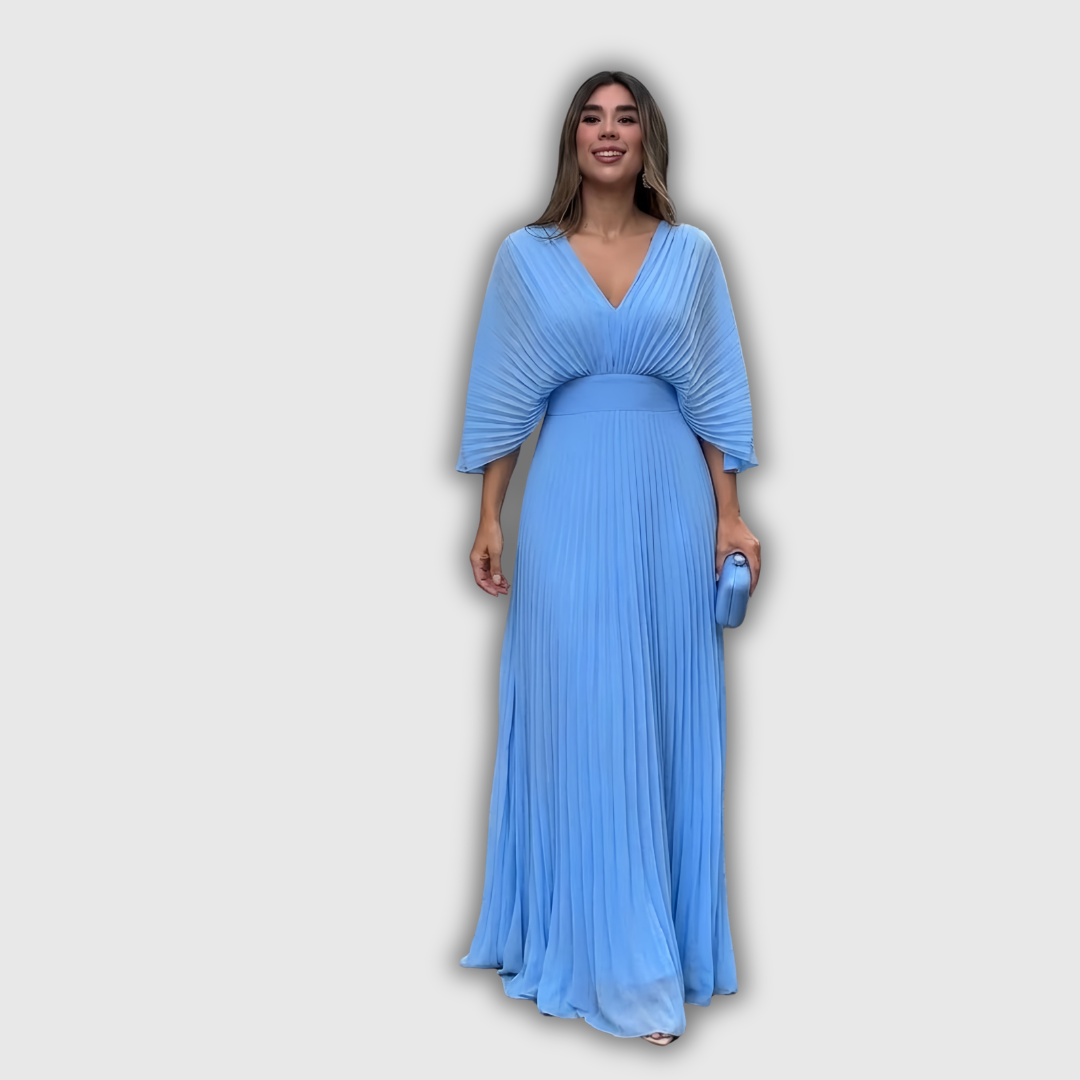 Serelina | Elegant Maxi Dress with Shoulder Details