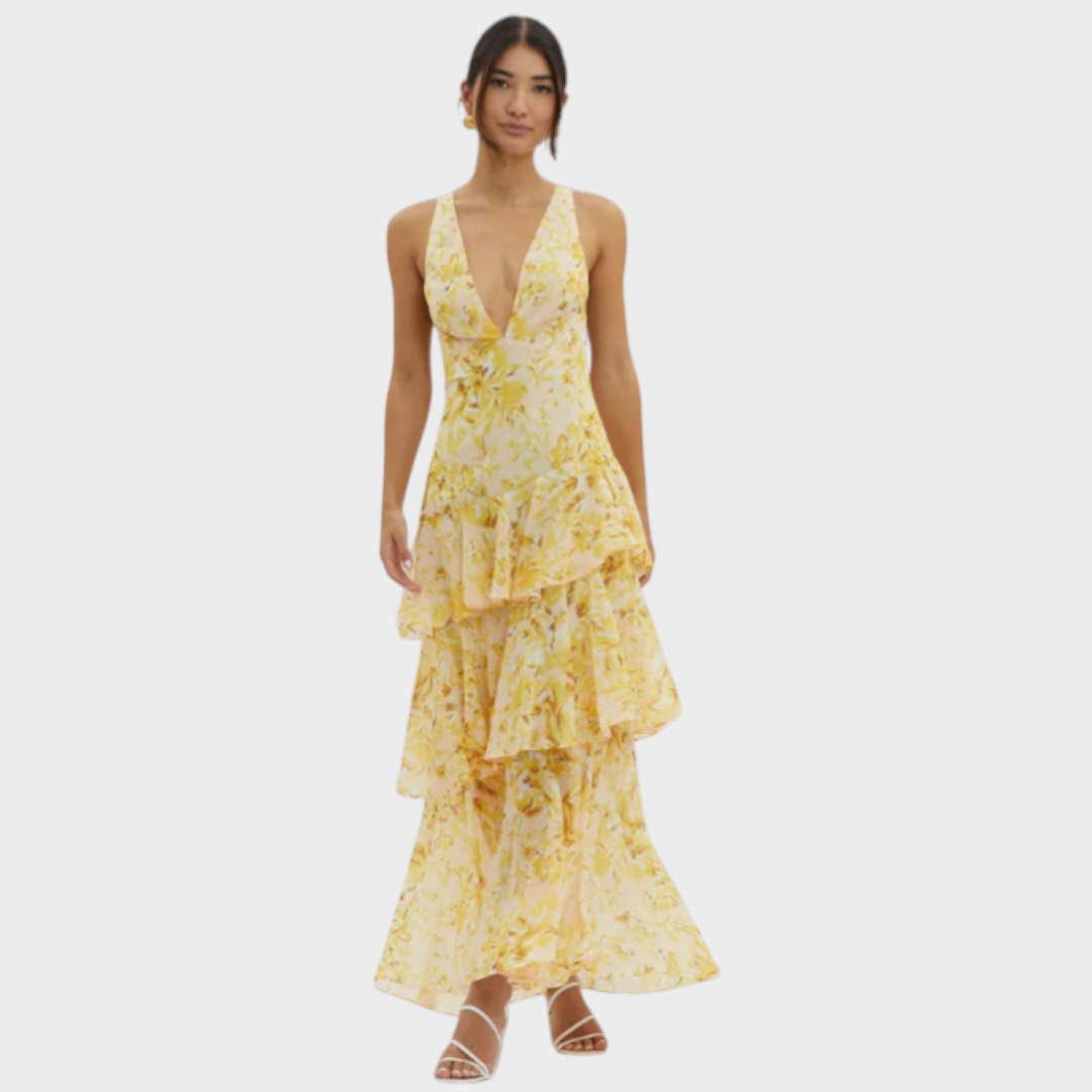 Lena | Eleganta Maxi Kleita Viegla Vasaras Stilā