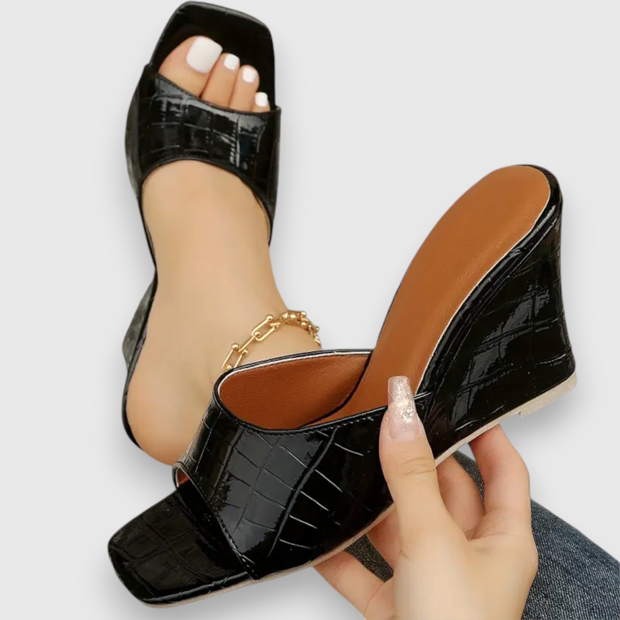 Jasmin – Stylish Wedge Sandals