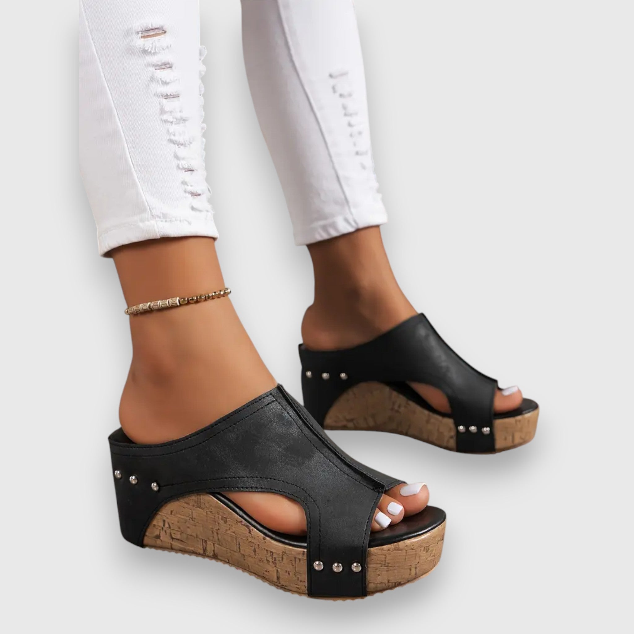 Vicky – Stylish Wedge Sandals