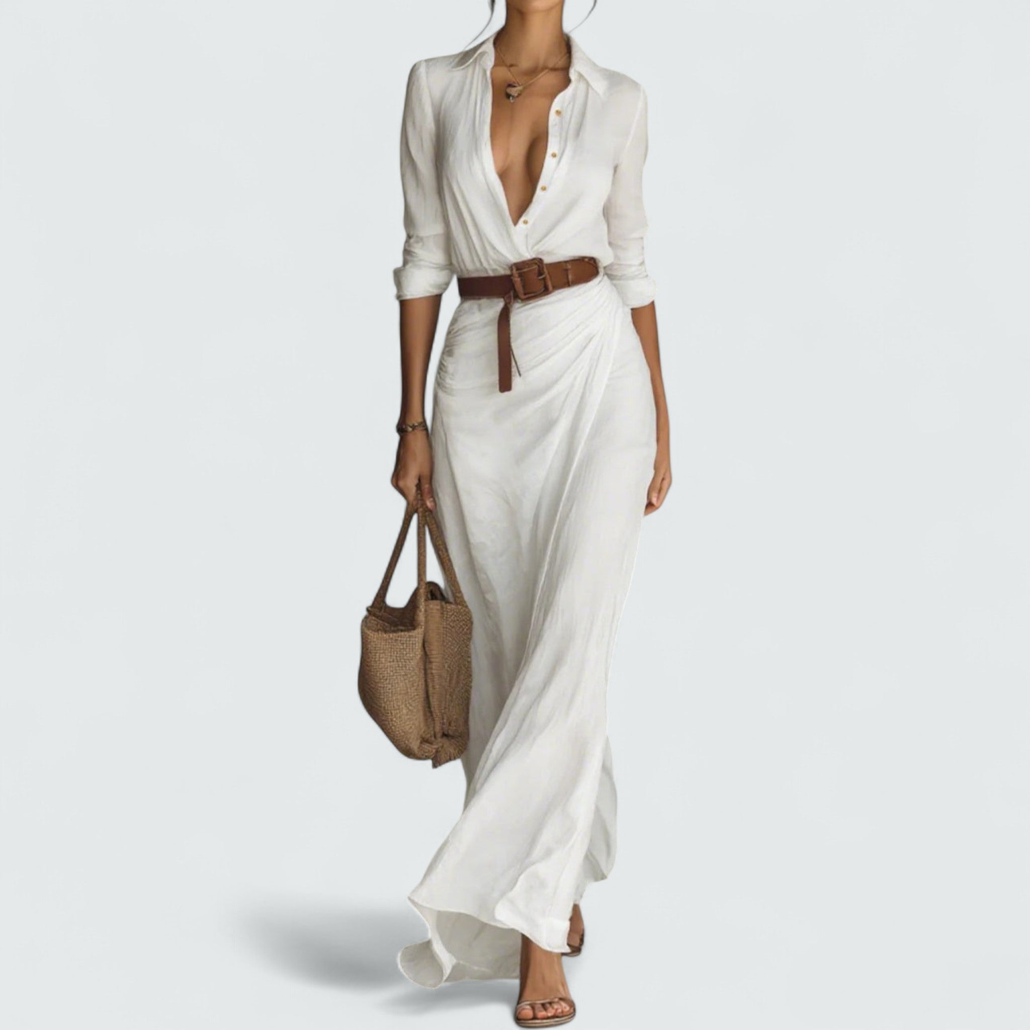 Doris | Maxi Dress with Long Sleeves