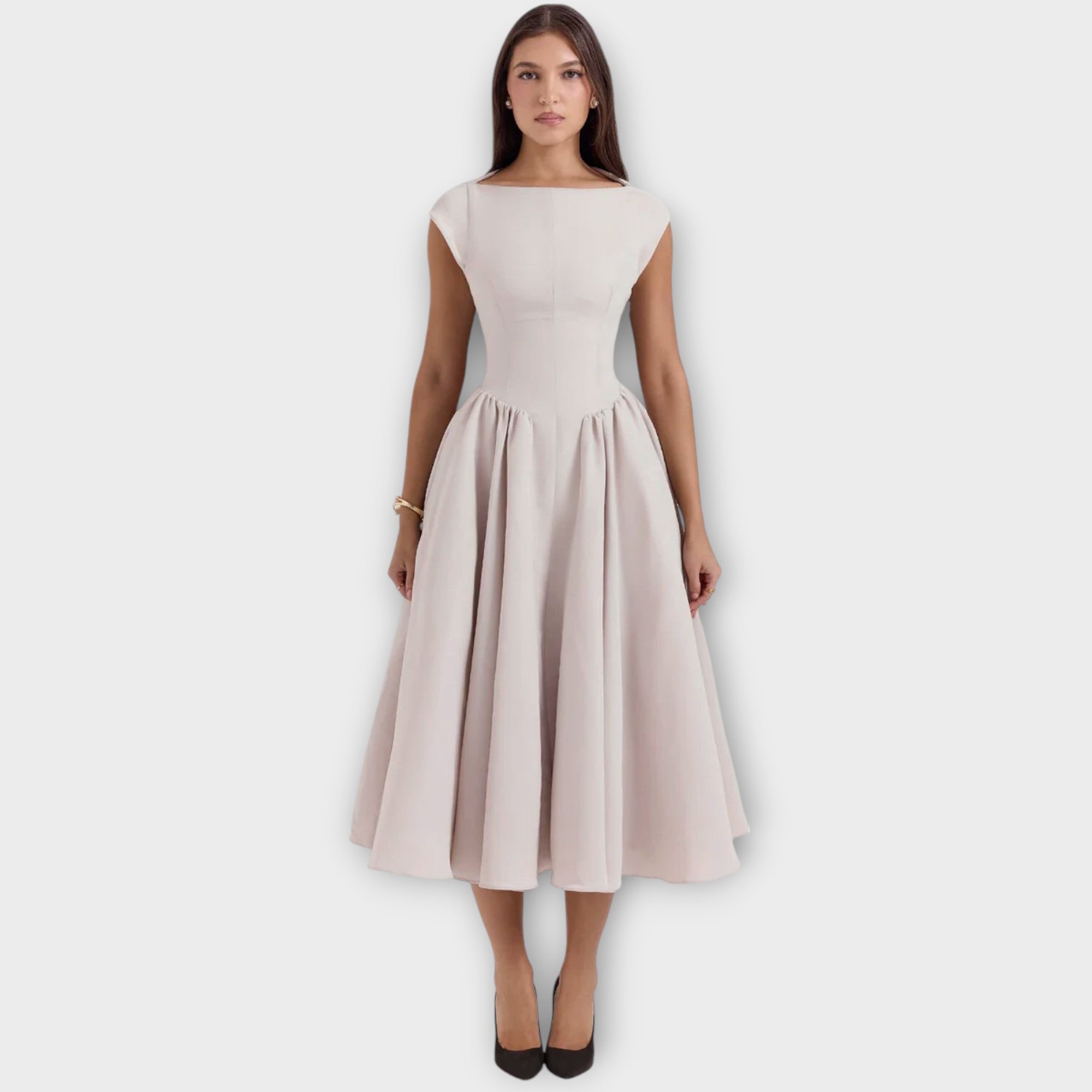 Viktorija - Eleganta Midi Kleita