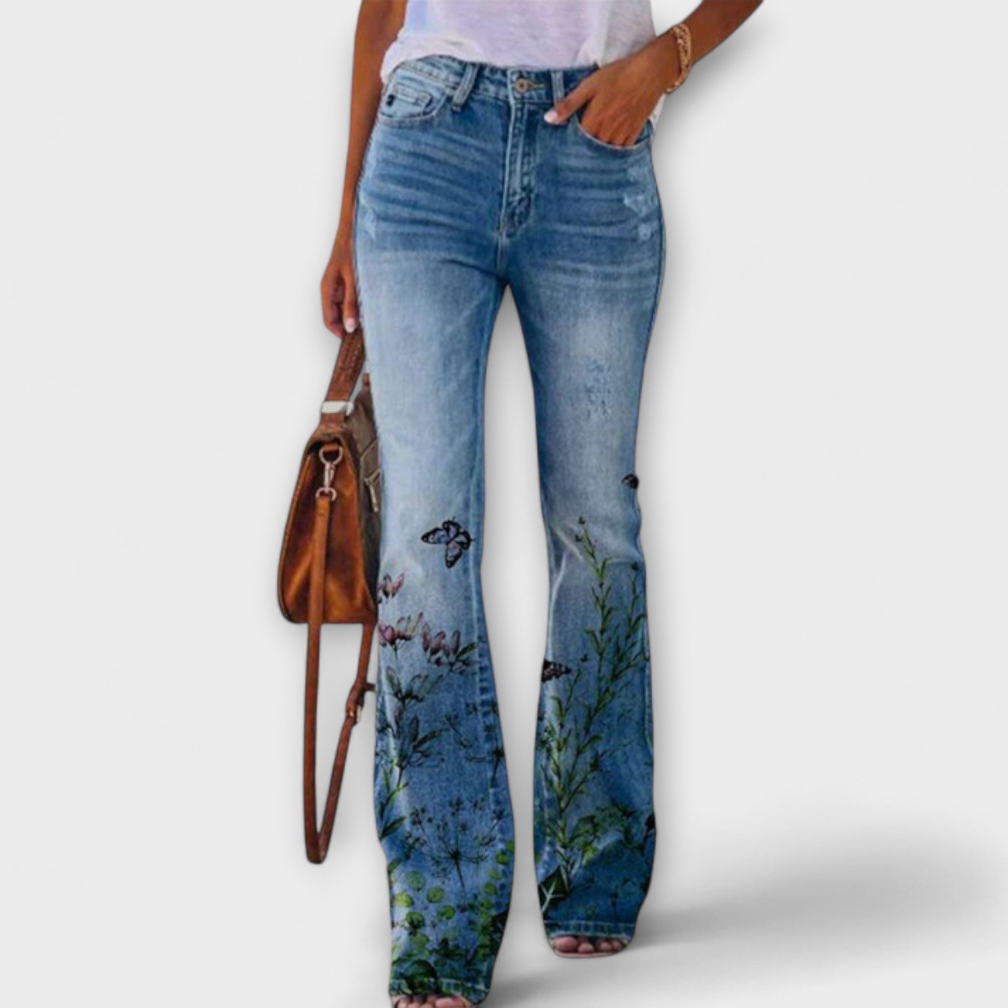 Flower Print Pants