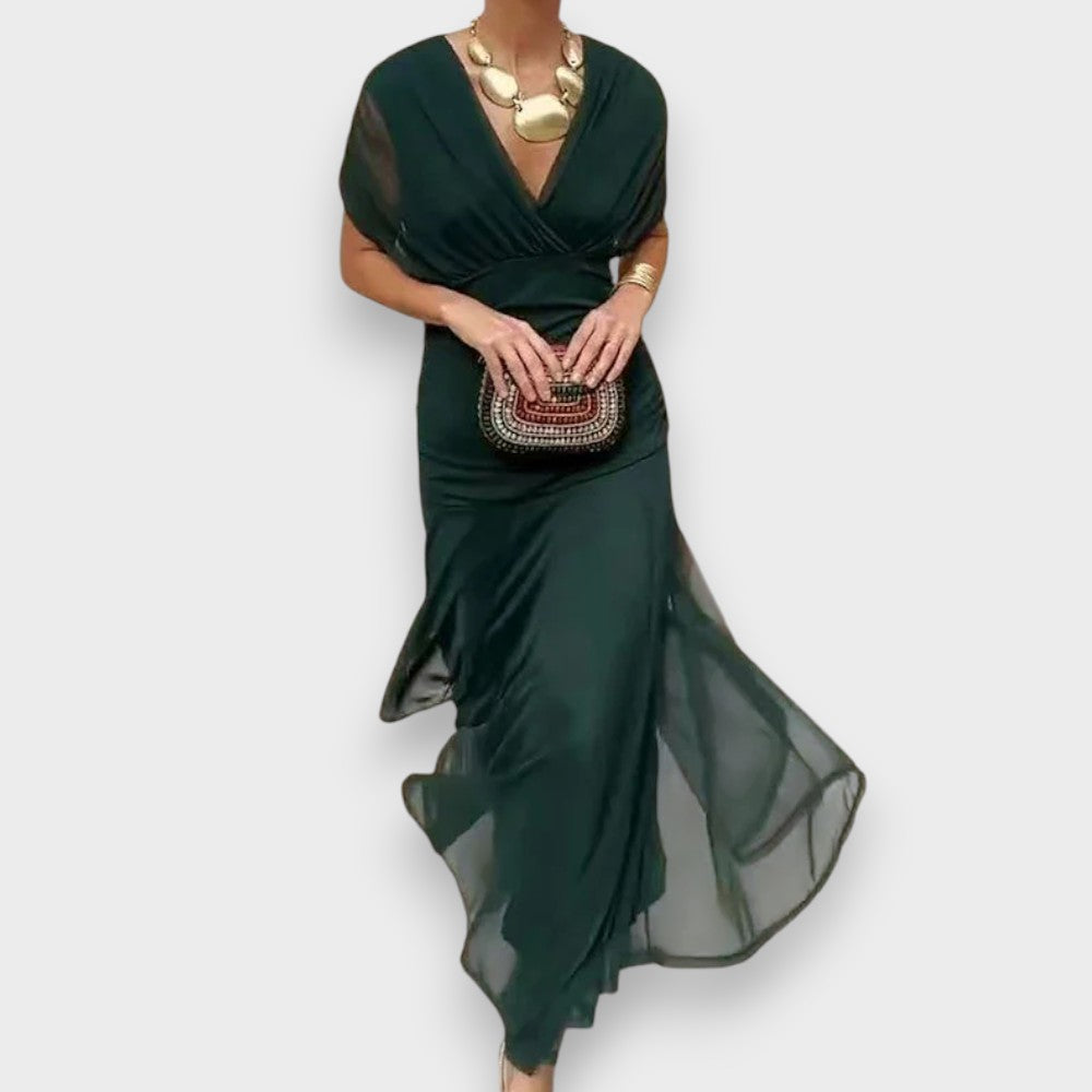 Malia | Eleganta Kleita ar V-veida Dekolte