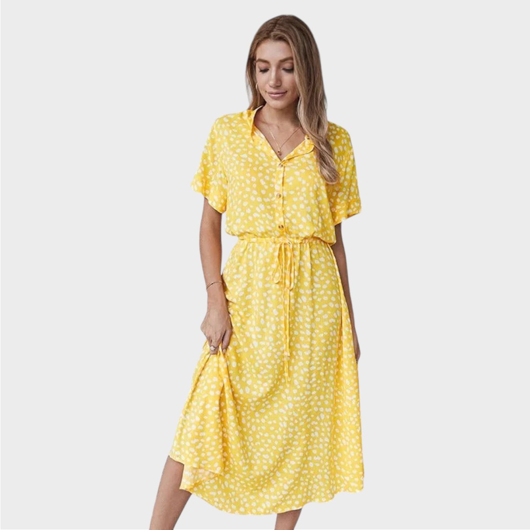 Madelina | Eleganta Daudzkrāsaina Vasaras Kleita