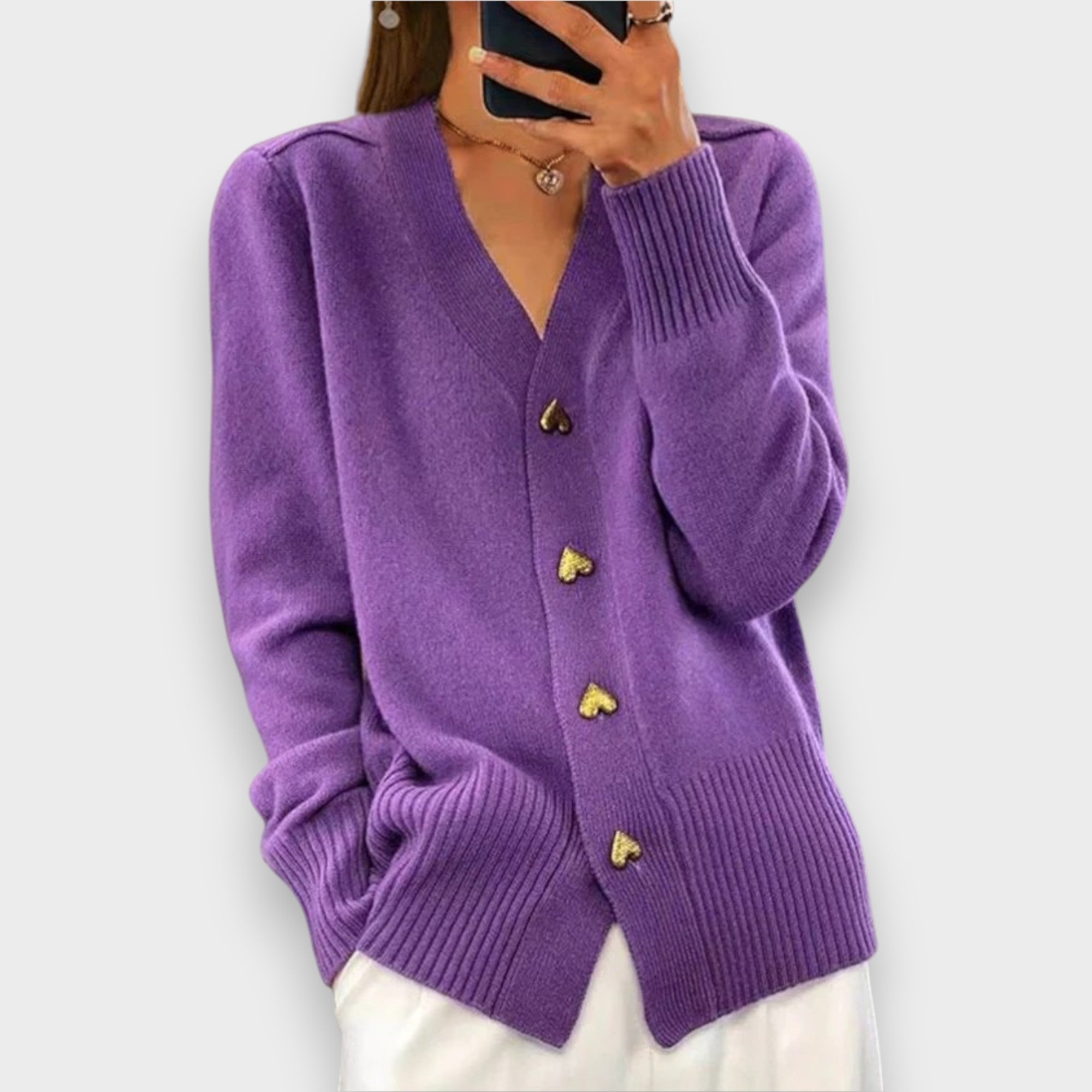 Armelle | Eleganti kardigāni ar sirds pogām