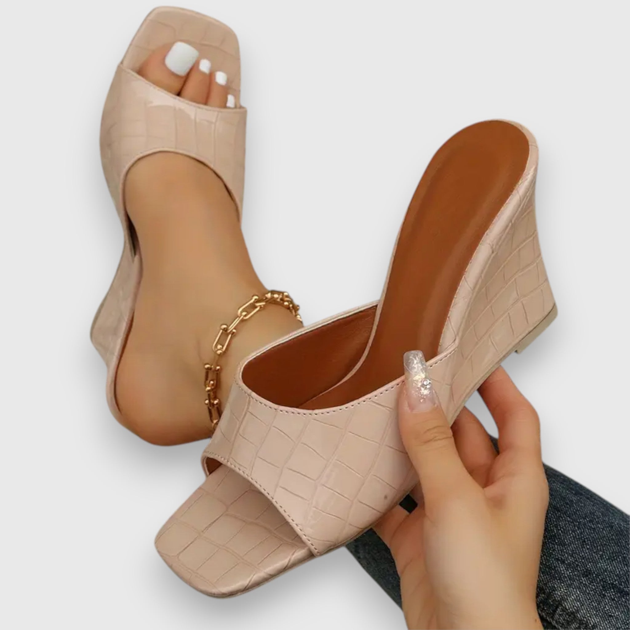 Jasmin – Stylish Wedge Sandals