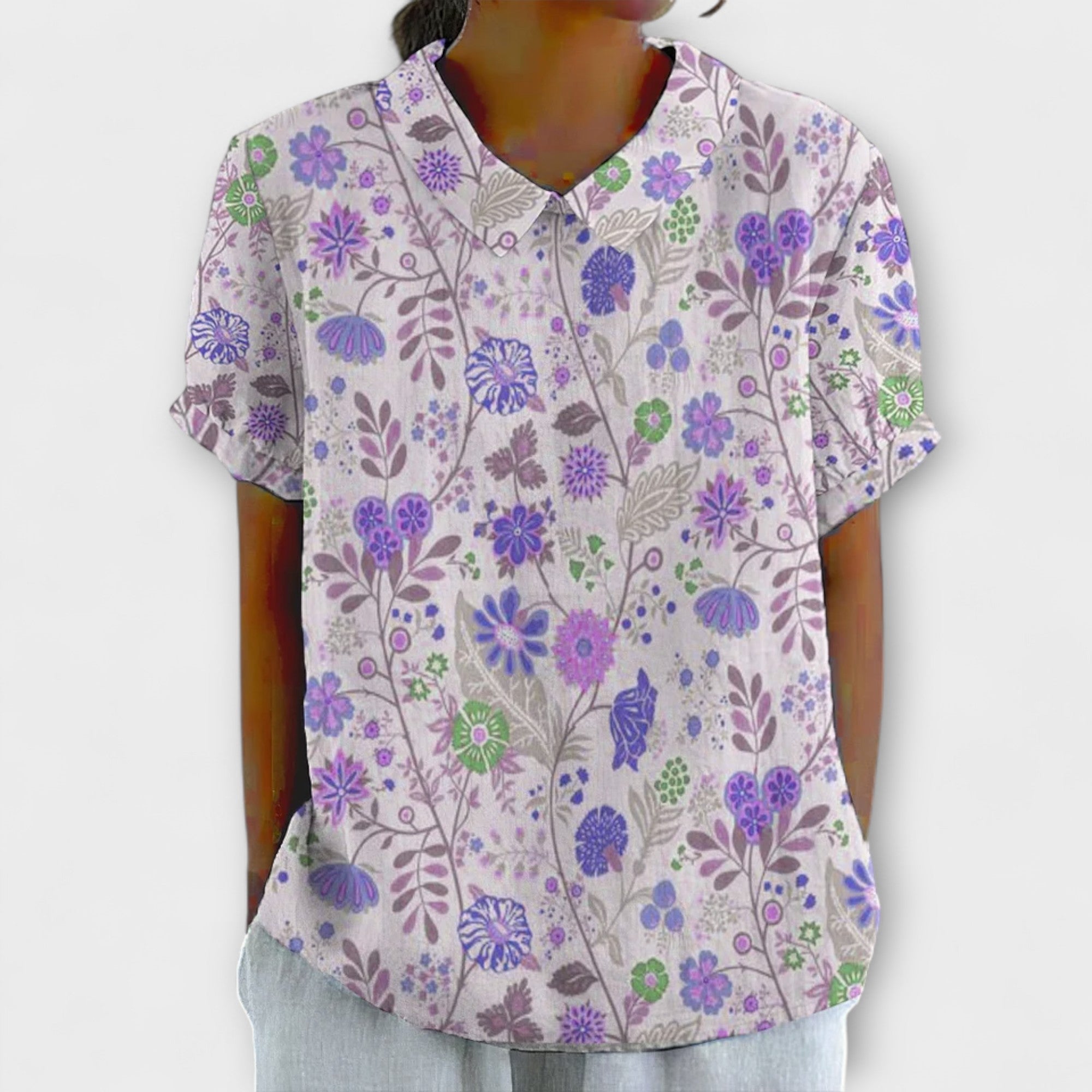 Chrissi – Flower Print Shirt