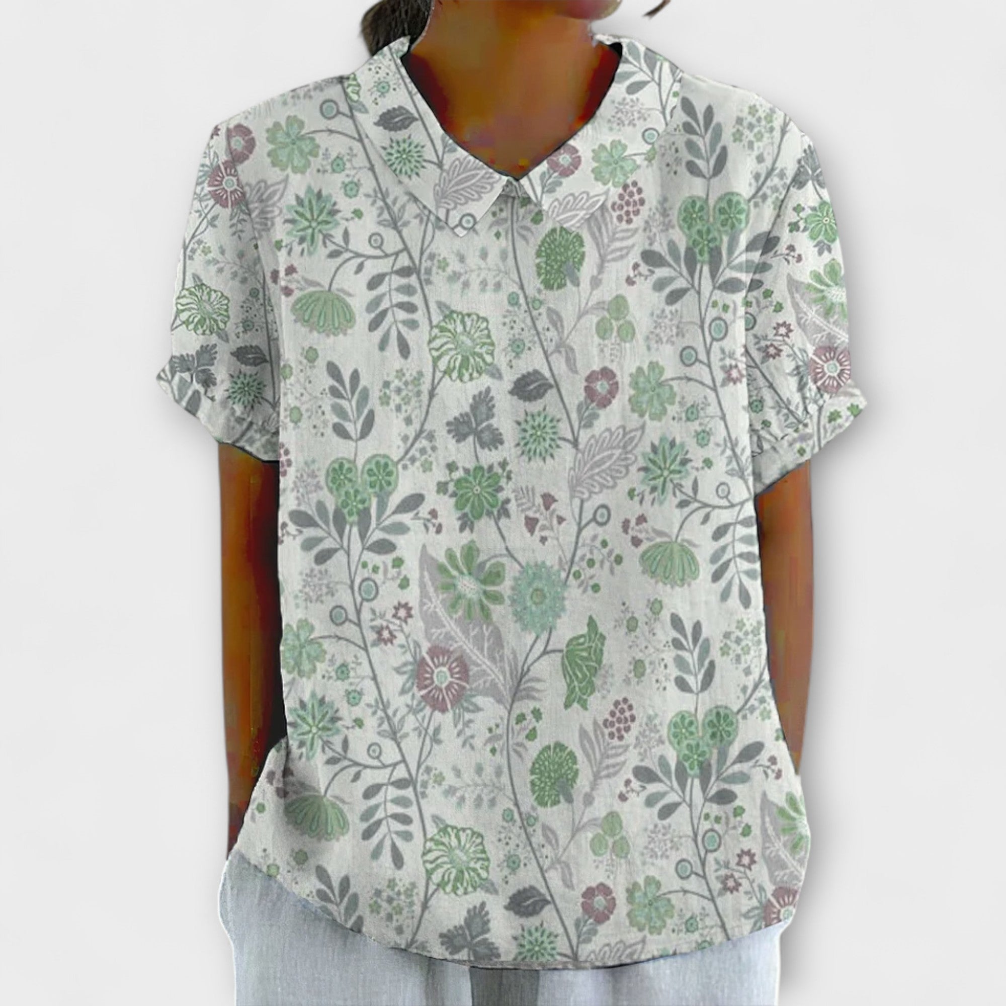 Chrissi – Flower Print Shirt
