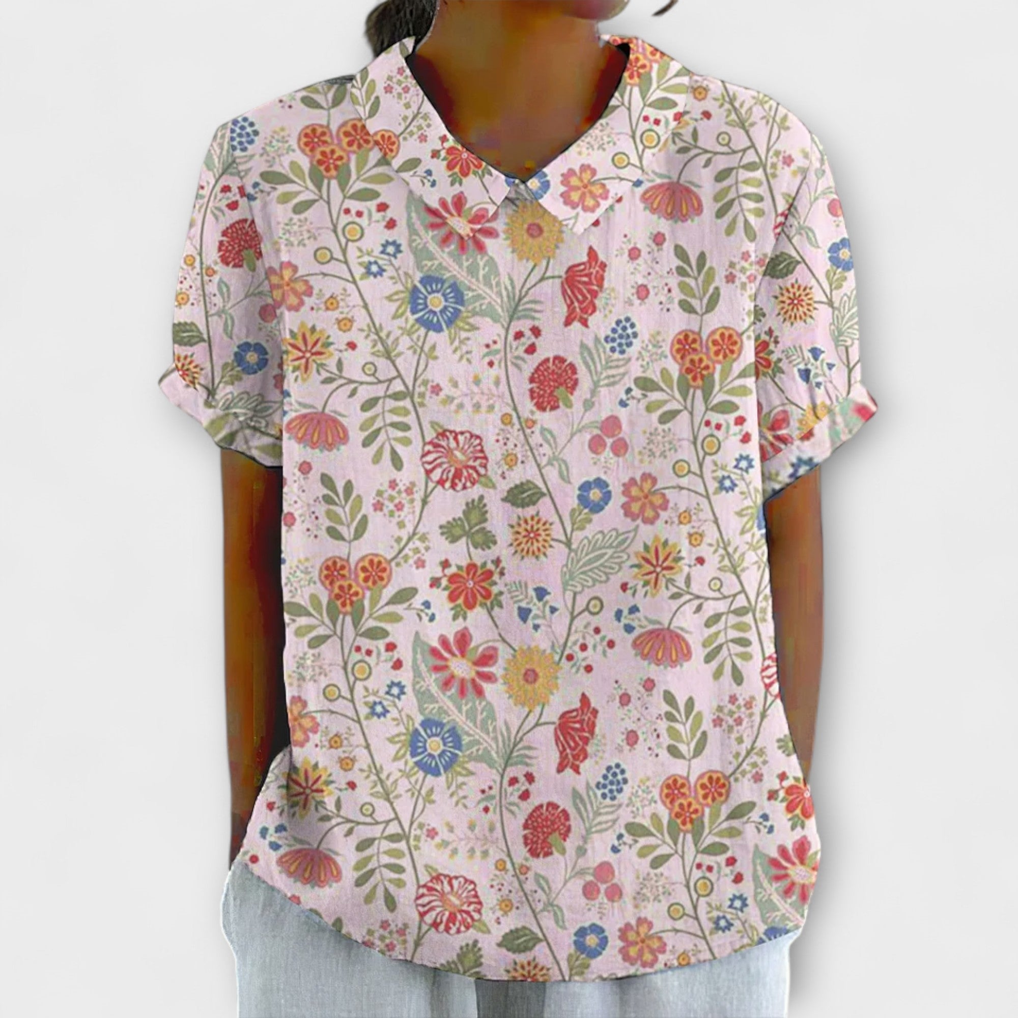 Chrissi – Flower Print Shirt