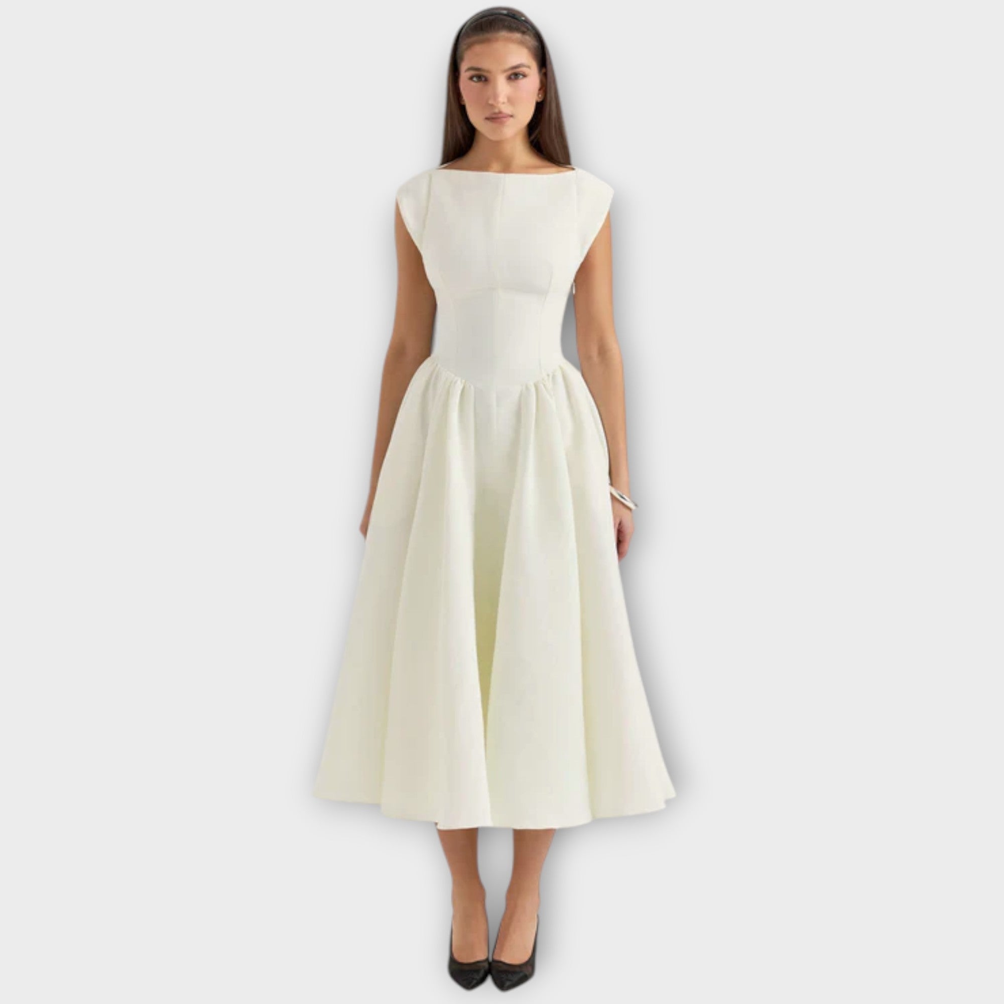 Viktorija - Eleganta Midi Kleita