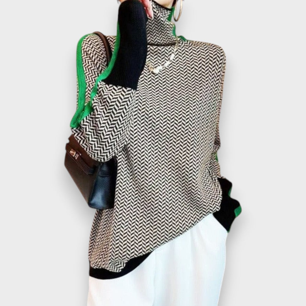 Maijs | Elegant Roll Neck Sweater