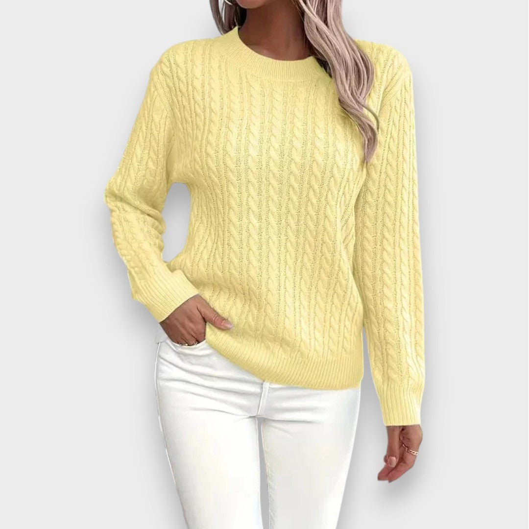 Aurelia | Luksusa Adīts Džemperis" can be rewritten as "Aurelia | Premium Knitted Sweater.