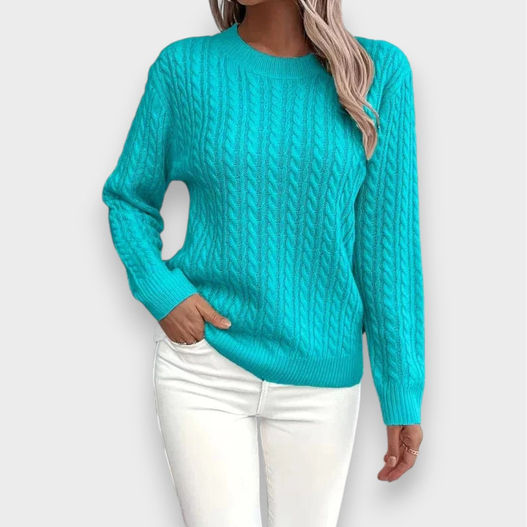 Aurelia | Luksusa Adīts Džemperis" can be rewritten as "Aurelia | Premium Knitted Sweater.