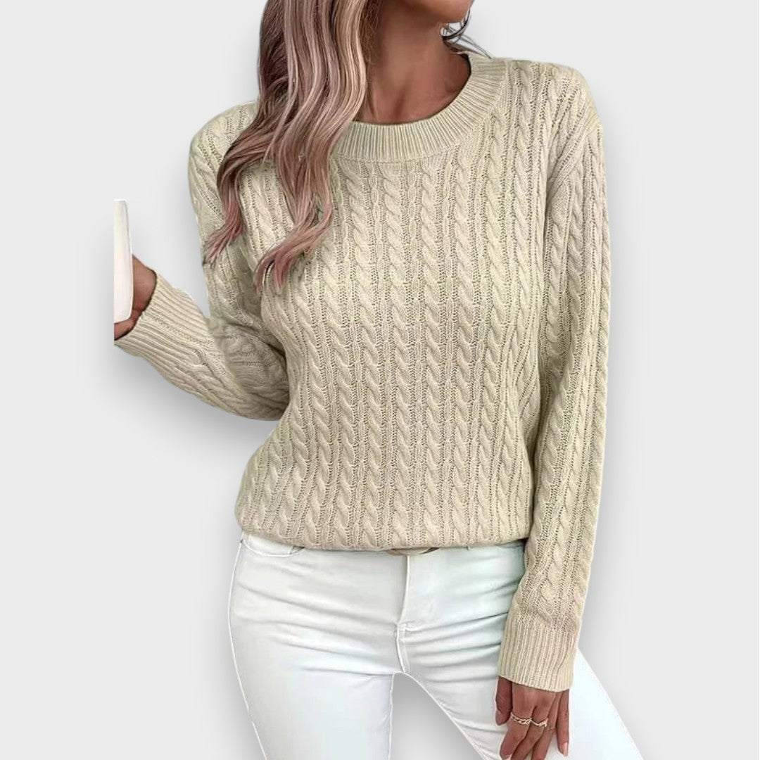 Aurelia | Luksusa Adīts Džemperis" can be rewritten as "Aurelia | Premium Knitted Sweater.
