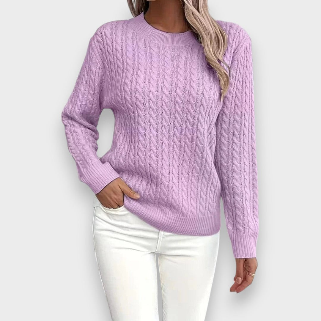 Aurelia | Luksusa Adīts Džemperis" can be rewritten as "Aurelia | Premium Knitted Sweater.
