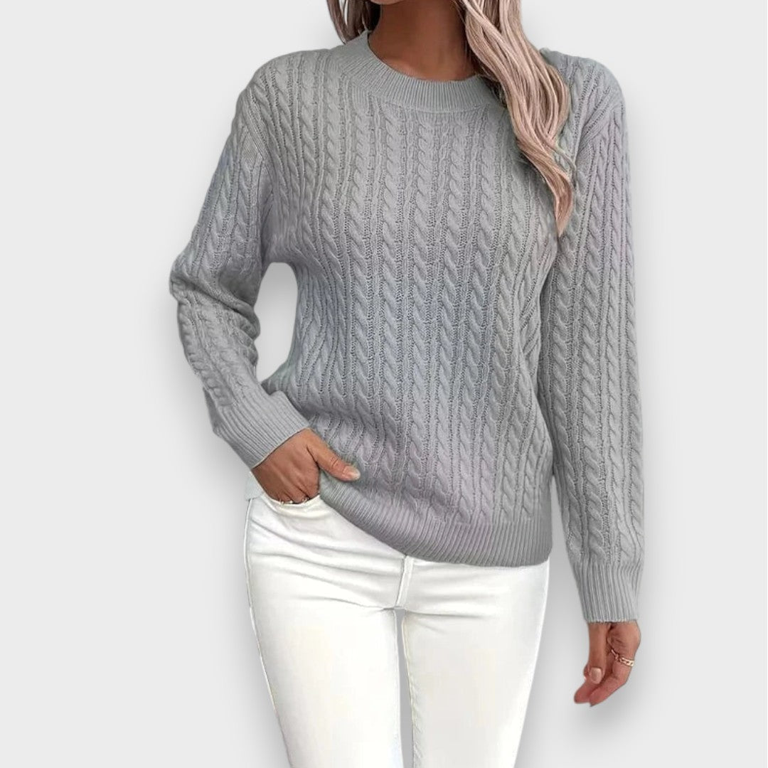 Aurelia | Luksusa Adīts Džemperis" can be rewritten as "Aurelia | Premium Knitted Sweater.