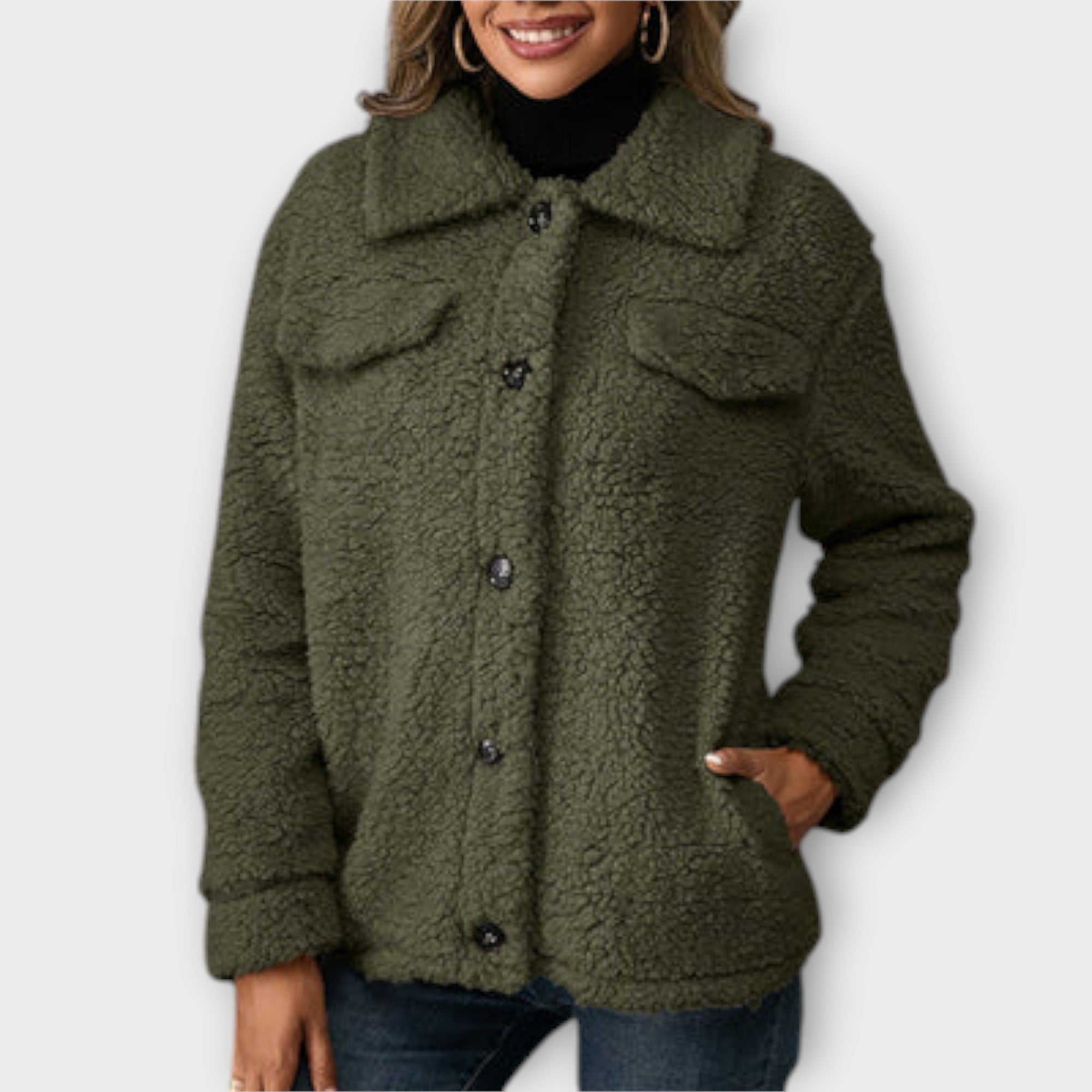 Lūcija - Cozy Teddy Jacket