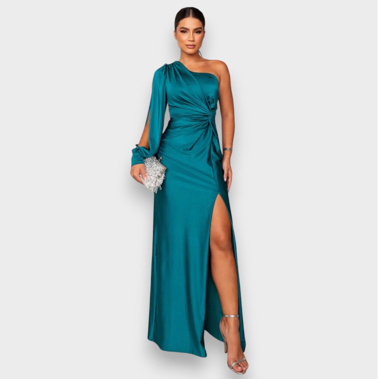 Zarra | Eleganta vienpiedurknes maxi kleita
